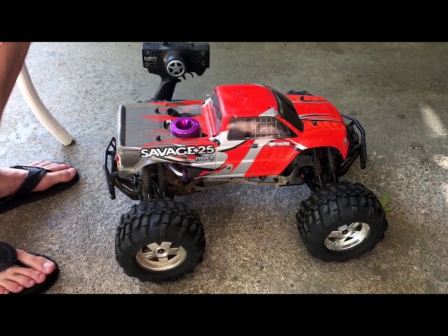 HPI Savage 25 Review And Bashing - YouTube