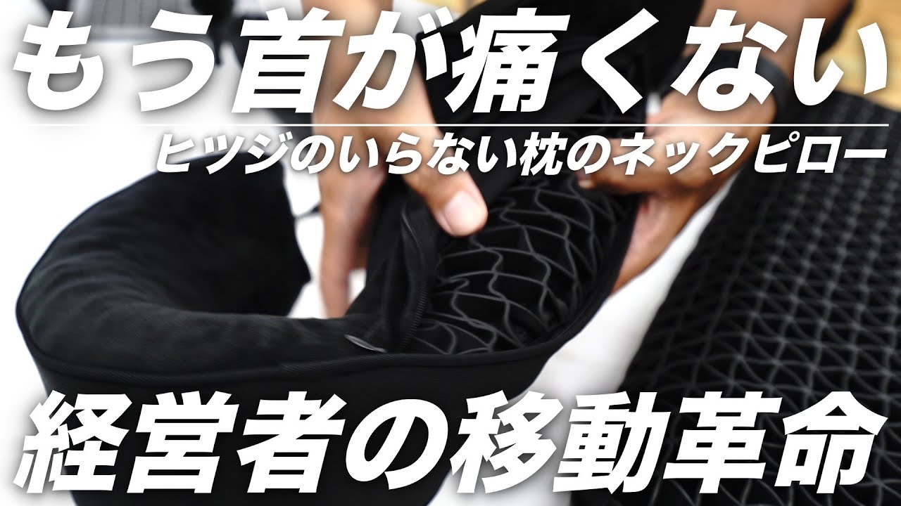 新幹線・飛行機が快適に！「ヒツジのいらない枕」ネックピロー（首枕