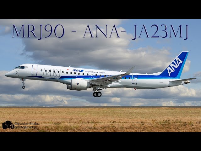 ANA's Mitsubishi Regional Jet MRJ90 (JA23MJ) First visit @ KPAE