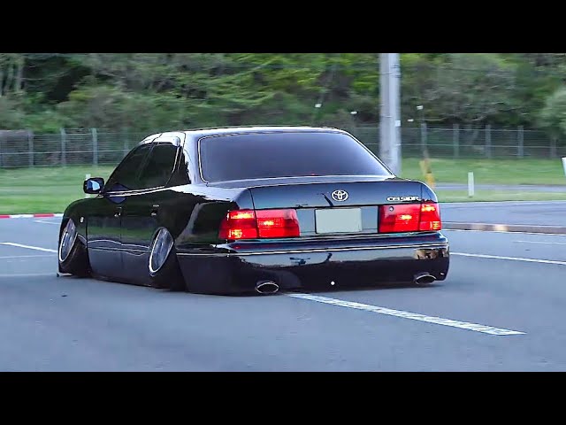 搬出②】ベタベタな車高短セルシオ‼️CUSTOMIZE SQUAD2023 - YouTube