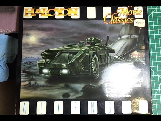 In Box Review: Halcyon 1/35 ALIENS APC - YouTube