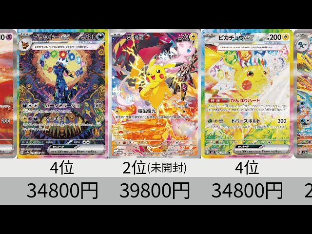 ポケカ】2024年総まとめ！ 高額カード価格ランキング【Pokémon cards