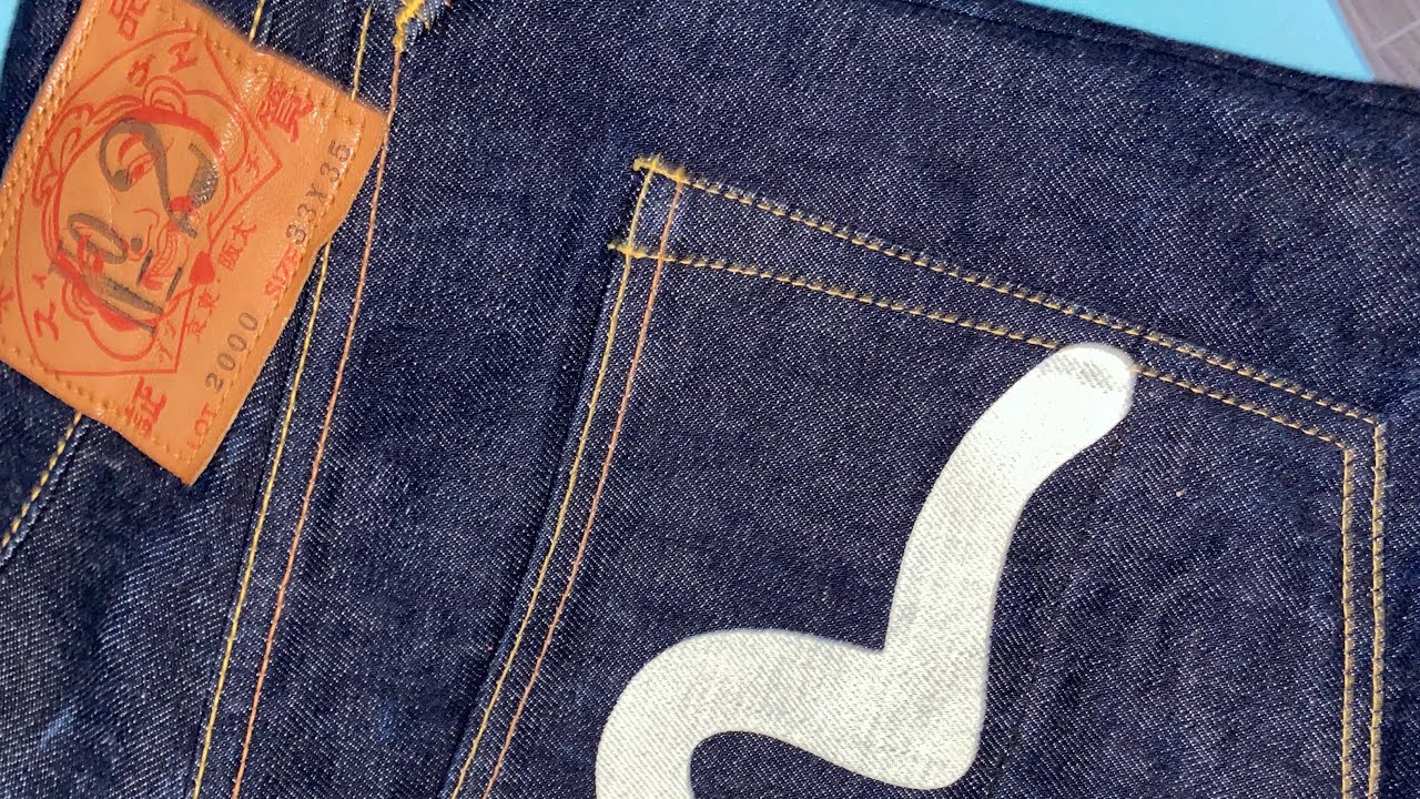 Evisu NO2 Lot 2000 Made In Japan Close Review - YouTube