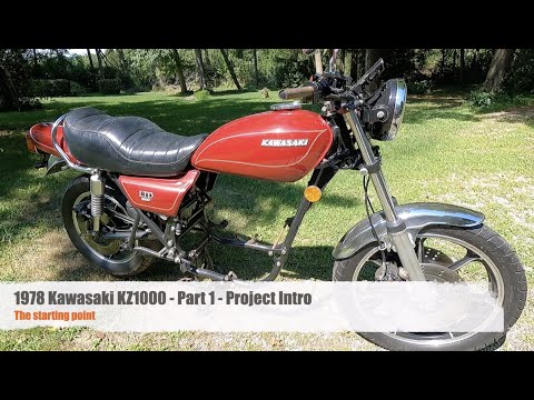 1978 Kawasaki KZ1000 Project - Part 1- Intro - YouTube