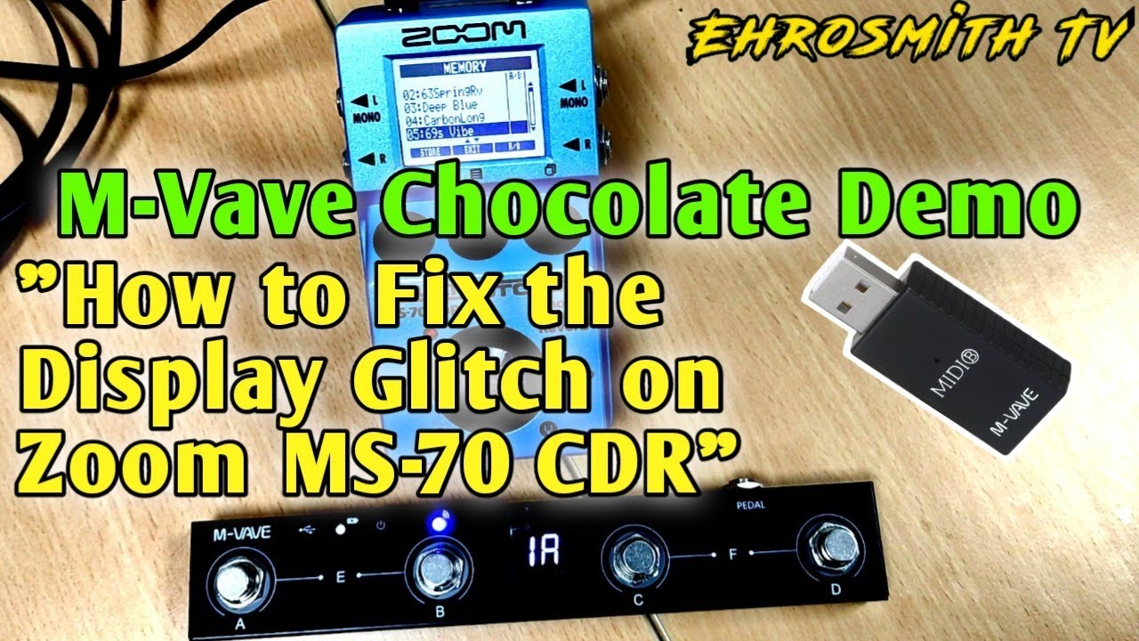 M-Vave Chocolate MIDI Controller Demo: Display Glitch Fix on Zoom