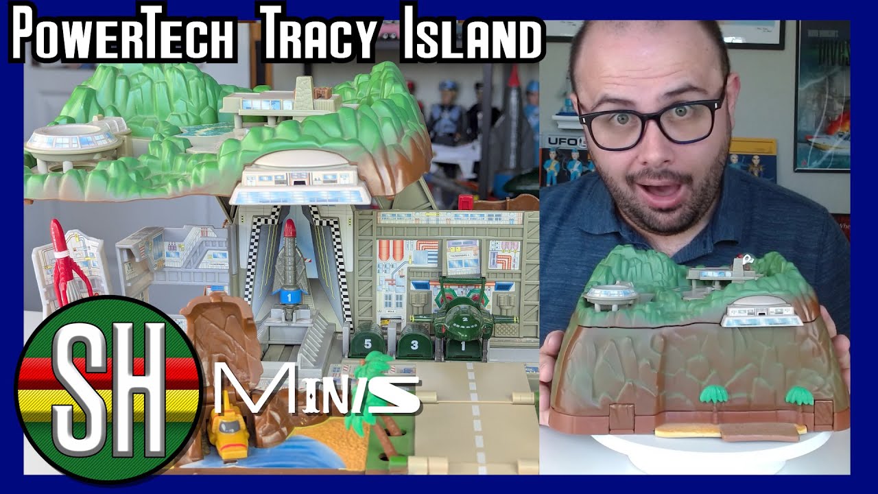 Thunderbirds Powertech Tracy Island Playset Modify ver