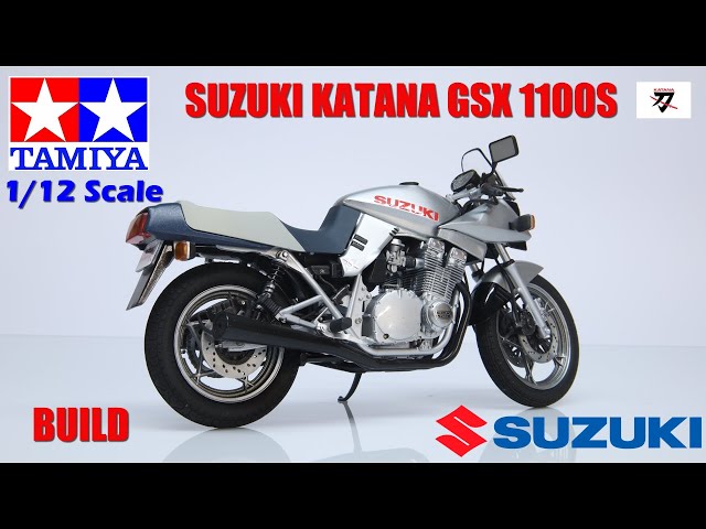 Tamiya 1/12 GSX1100S Katana build #suzuki #tamiya #stopmotion