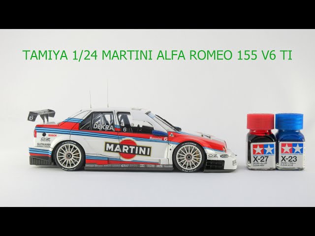 TAMIYA 1/24 MARTINI ALFA ROMEO 155 V6 TI タミヤ 1/24 スポーツカー