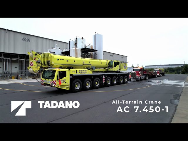 TADANO AC 7.450-1 - Assembly of a 500-ton mobile all-terrain crane