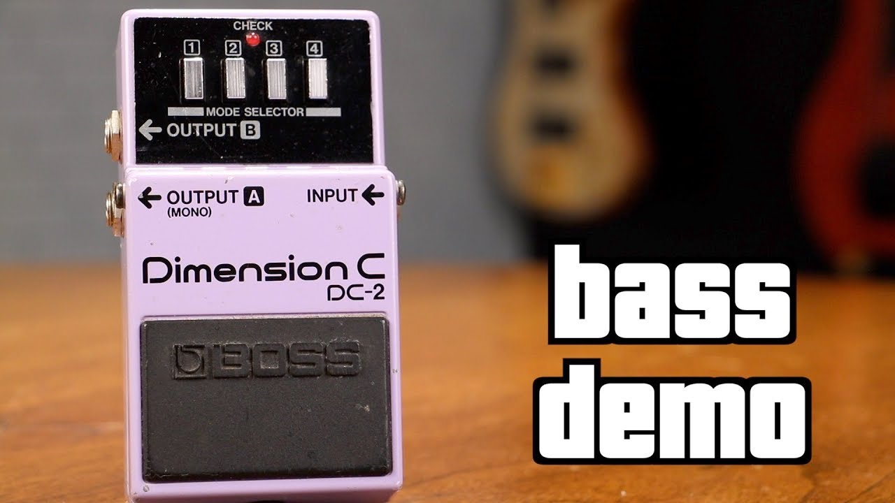 Boss DC-2 Dimension C Bass Demo - YouTube