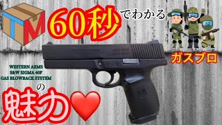 WESTERN ARMS(ウェスタンアームズ)】S&W SIGMA 40F 初期型モデル ガス