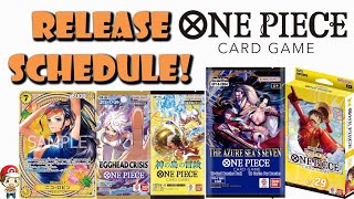 The Complete One Piece TCG Release Schedule! New Sets! Buyer's