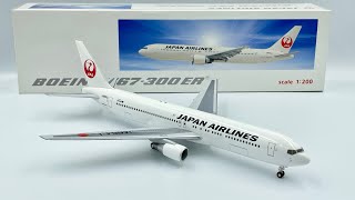 JAL Boeing 767-300ER JA654J JALUX BJQ1100 1/200 飛行機模型 HOGAN