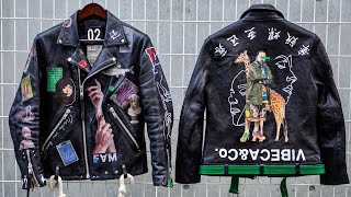 Leather Jacket] Beyond bad taste🏃🏻‍♂️. [Custom Leather Jacket