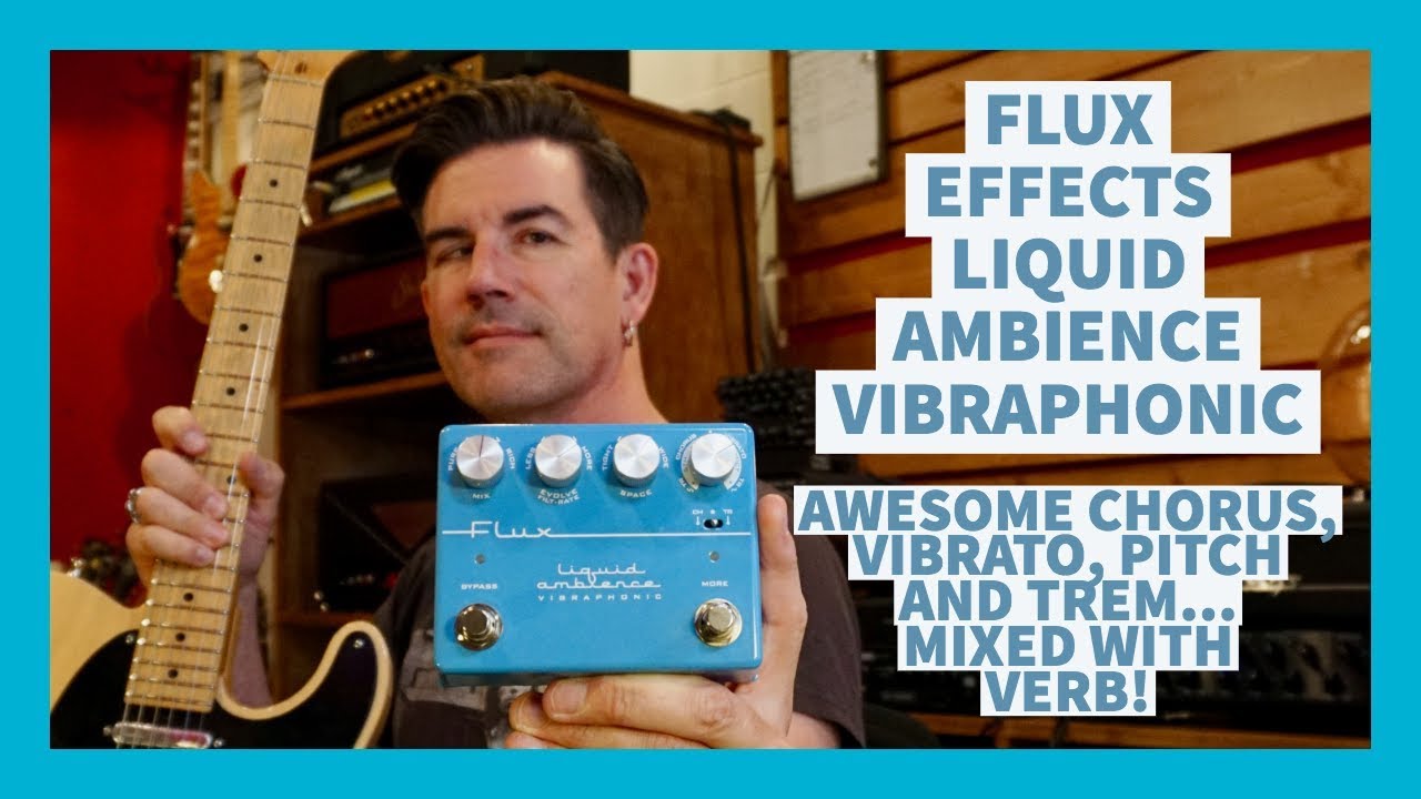 AMAZING REVERB + MOD PEDAL! FLUX FX Liquid Ambience Vibraphonic
