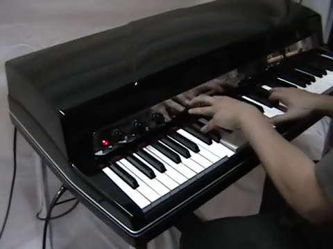 Vintage Vibe 64 Black Top Electric Tine Piano - YouTube