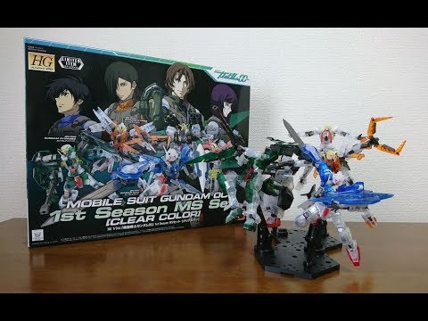 A must-have for 00 fans!) HG Gundam 00 1st Season MS Set [Clear
