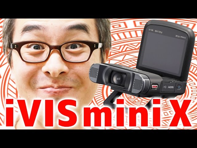 自分撮りビデオカメラなら、もうこれで決まりでしょう。Canon iVIS