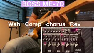 BOSS ME-70 Sound Check（お勧めマルチエフェクター） - YouTube