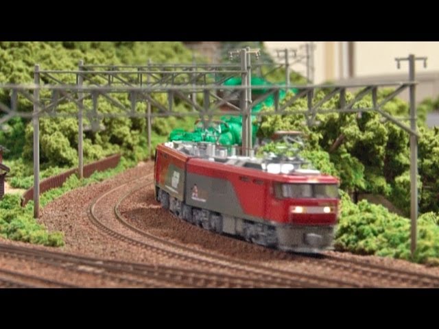 Nゲージ・鉄道模型 KATO EH500 タキ1000貨物列車 - YouTube