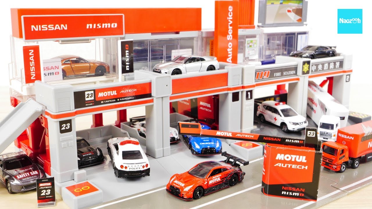 Recreate the race pit! Tomica Tomica Town NISSAN Original NISMO