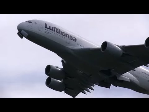 Huge Airliner | Lufthansa Airbus A380-841 Take off | Tokyo Narita