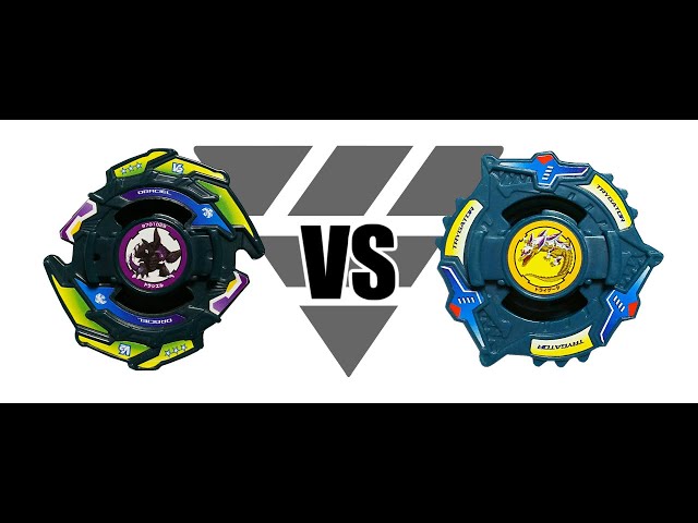 爆転シュートベイブレード ドラシエルV2 VS トライゲータ 対戦動画