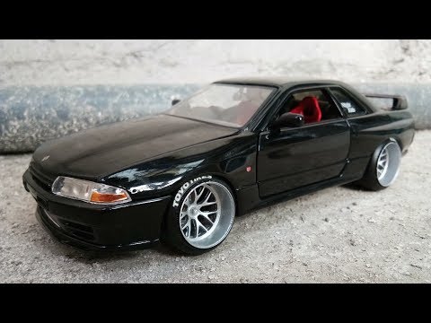 Unboxing Nissan R32 Initial-D Takeshi Nakazato , Jada Toys Scale 1