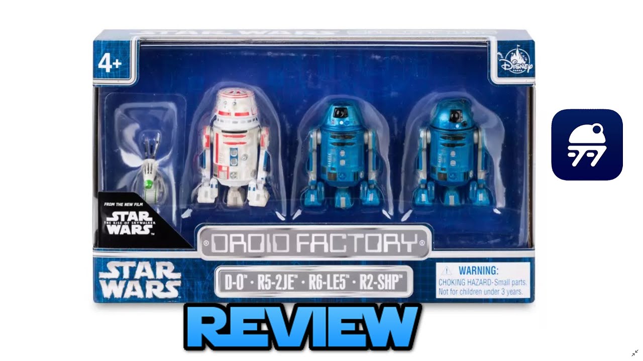 Star Wars: The Rise of Skywalker Droid Factory Figure Set D-O, R5