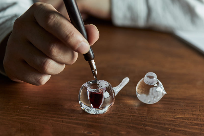 インクを入れる小さな水たまり BIRD TAG STATIONERY（タグ