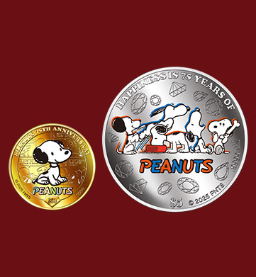 スヌーピー しあわせのダイヤモンド・ジュビリー 公式カラー記念金貨