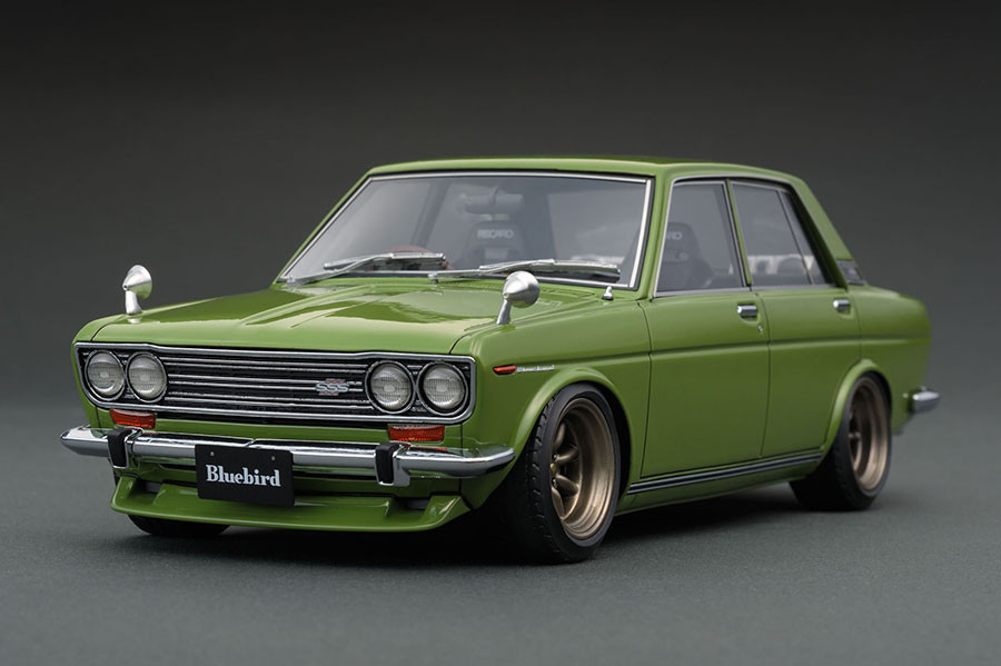 IG0615 1/18 Datsun Bluebird SSS (510) Green | LINE UP | ignition