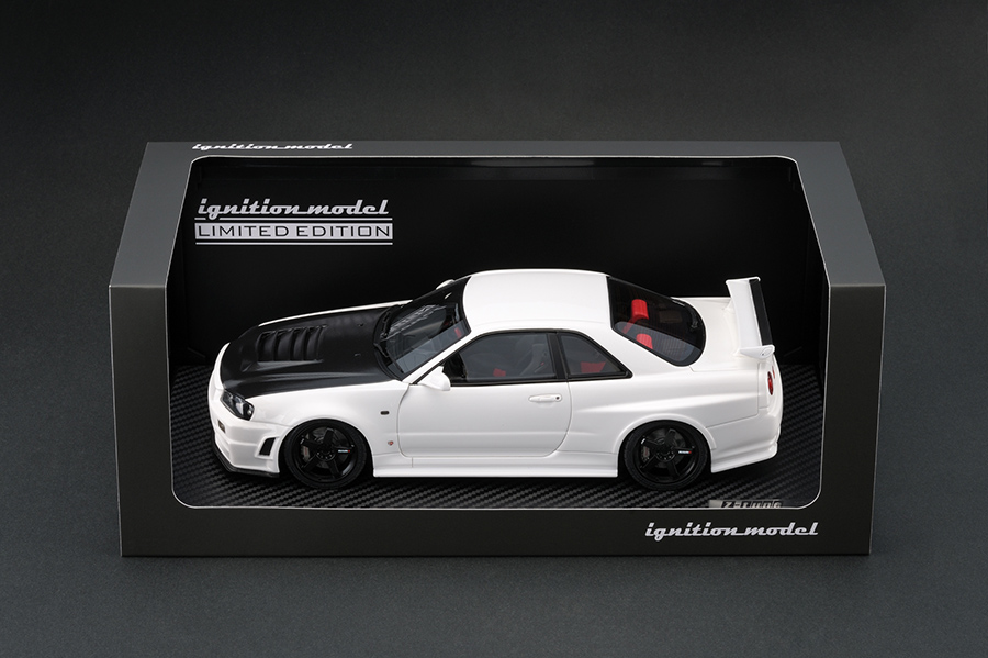 IG0011 1/18 Nismo R34 GT-R Z-tune White (HOBBY FORUM 2013 MEMORIAL