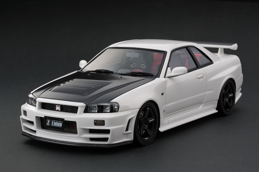 IG0011 1/18 Nismo R34 GT-R Z-tune White (HOBBY FORUM 2013 MEMORIAL