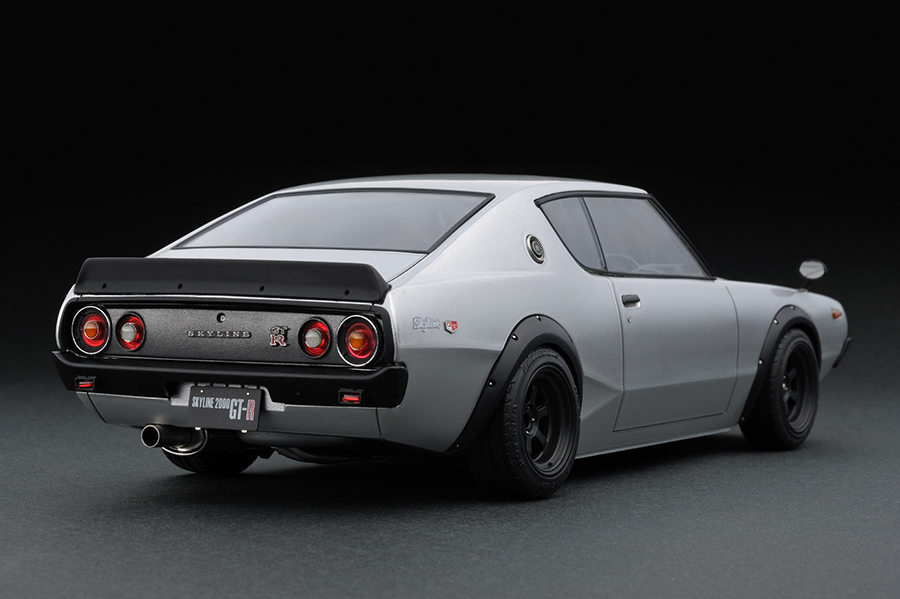 IG0039 1/18 Nissan SKYLINE 2000 GT-R (KPGC110) Silver Custum ver