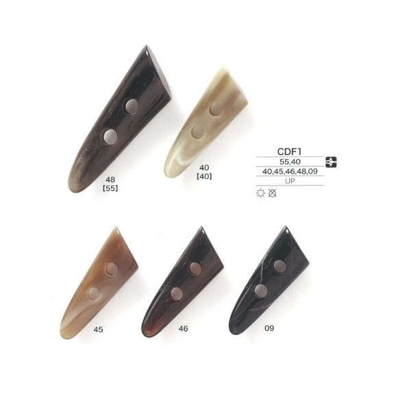CDF1 水牛調トグルボタン CDF1[ボタン] アイリス/島田商事 - Trim-park