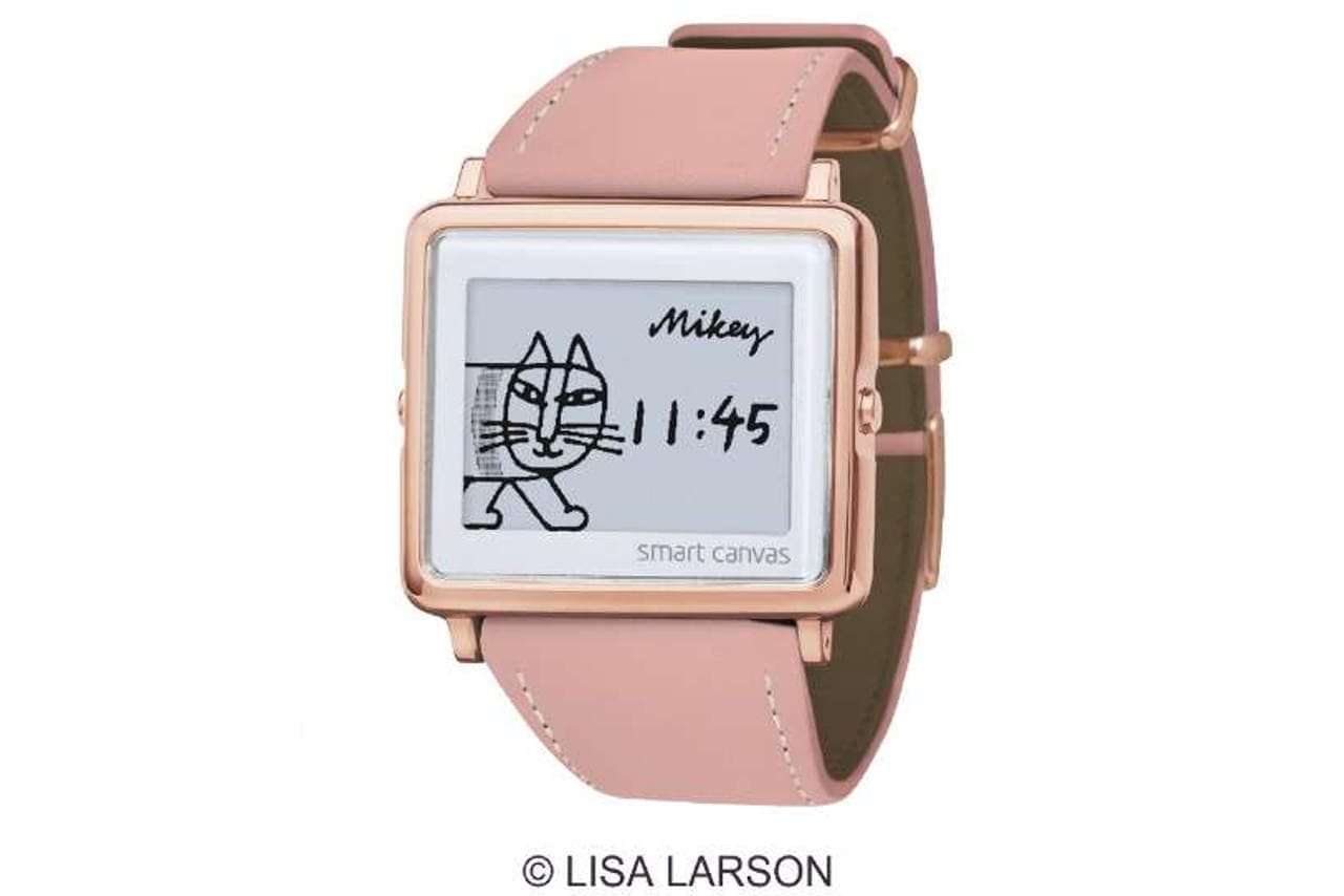 リサ・ラーソン描きおろしの「マイキー」が住む腕時計「Smart Canvas