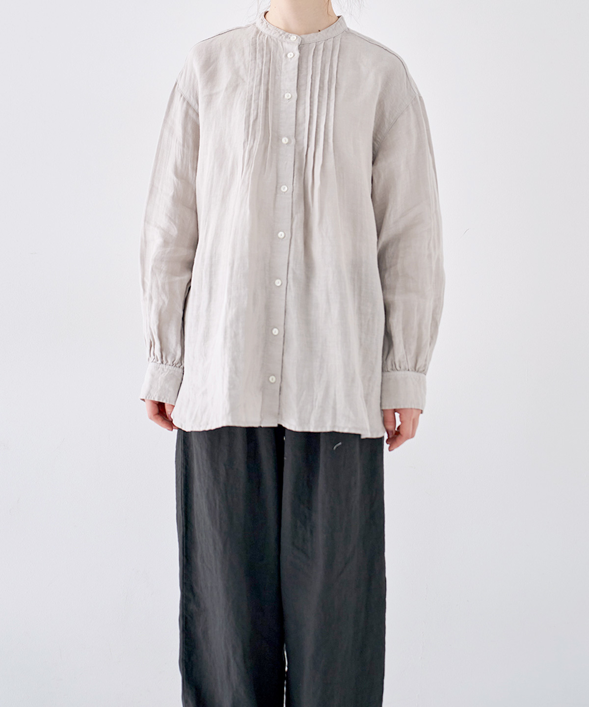 リネンピンタックシャツ｜nest Robe / CONFECT ONLINE SHOP