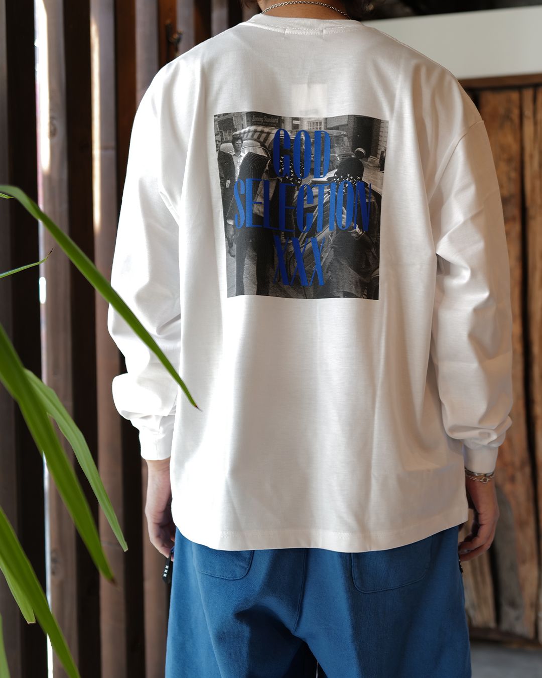 GOD SELECTION XXX - GX-A26-LT-02 LONG SLEEVE T-SHIRT WHITE | River