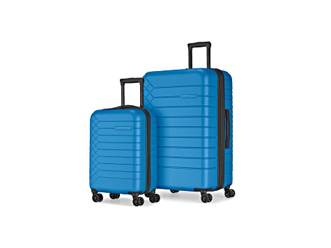 Bugatti Mecca 2 Piece Expandable Luggage Set in Azure - 10O8TB | JTV