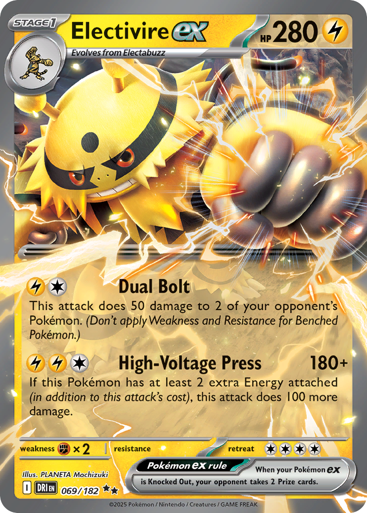 Electivire ex 69/182 Prices - PokeScreener