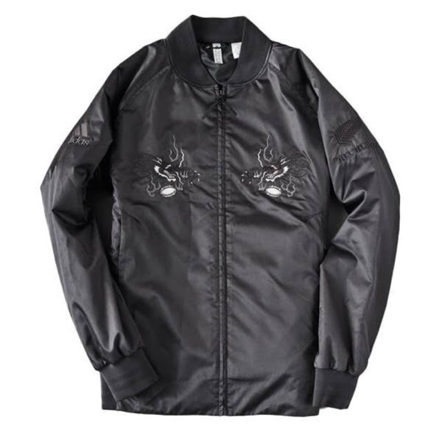 adidas - オールブラックス スカジャンの通販 by ヴ's shop