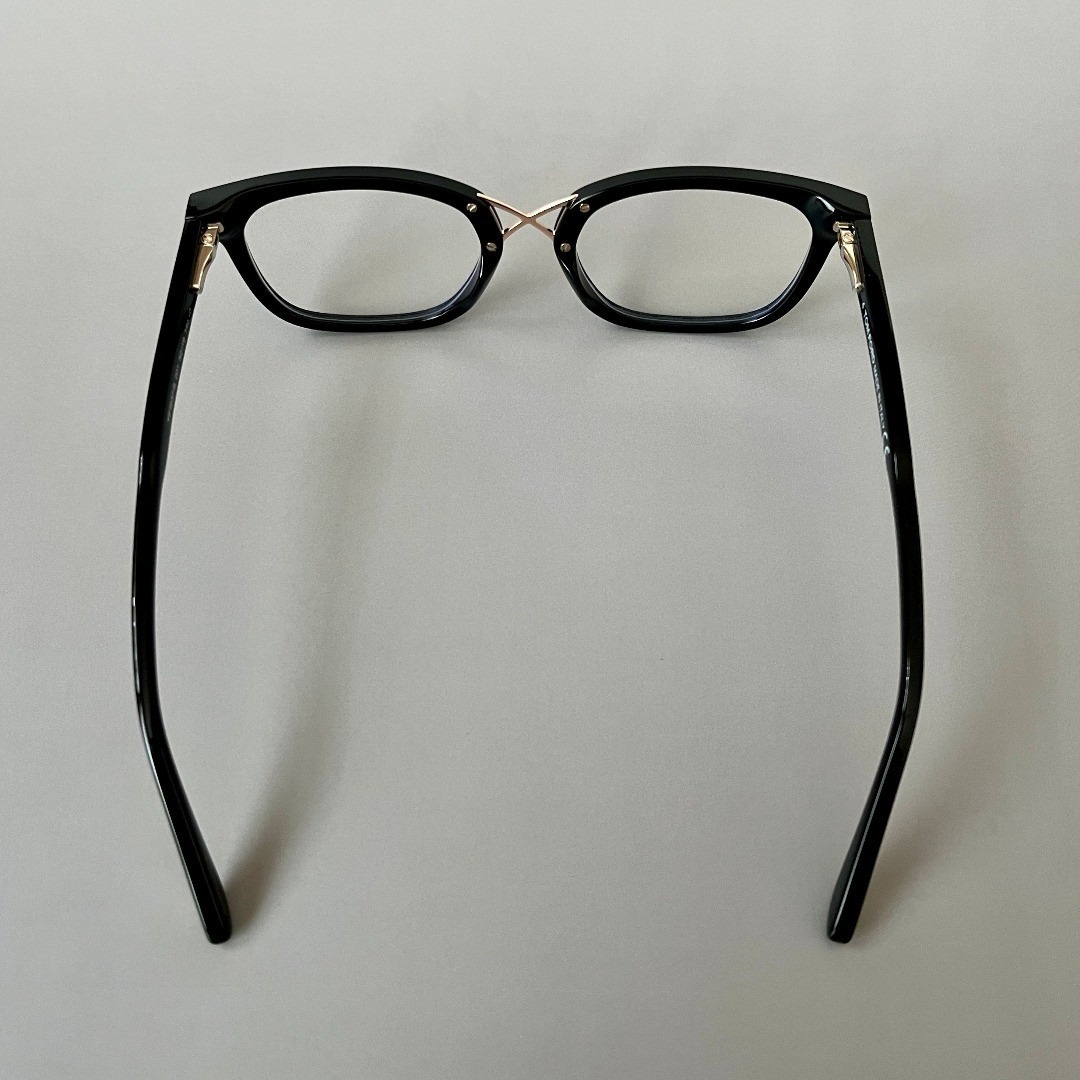 TOM FORD EYEWEAR - トムフォード メガネ スクエア ブラック ゴールド