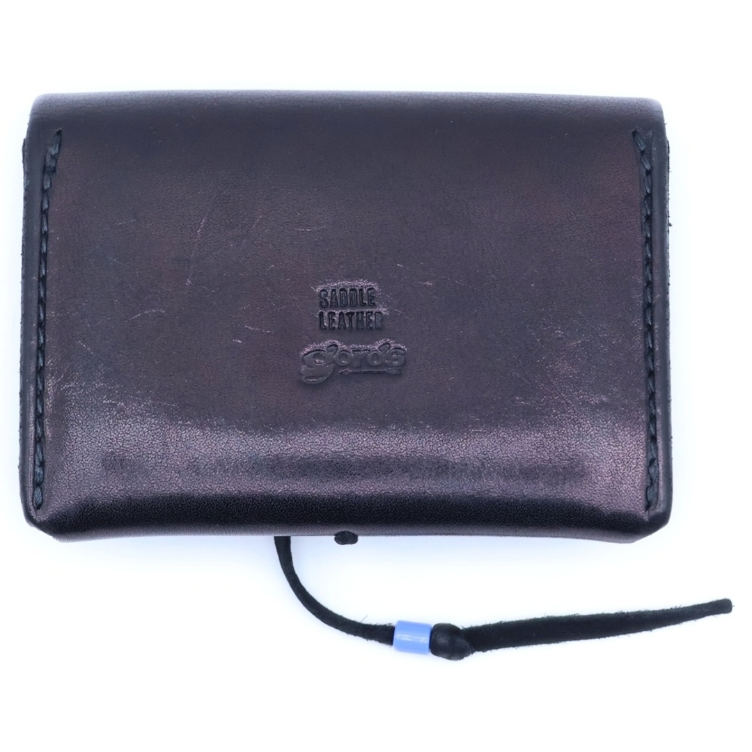 goro's - goro's ゴローズ 角型 レザーカードケース ブラックの通販 by