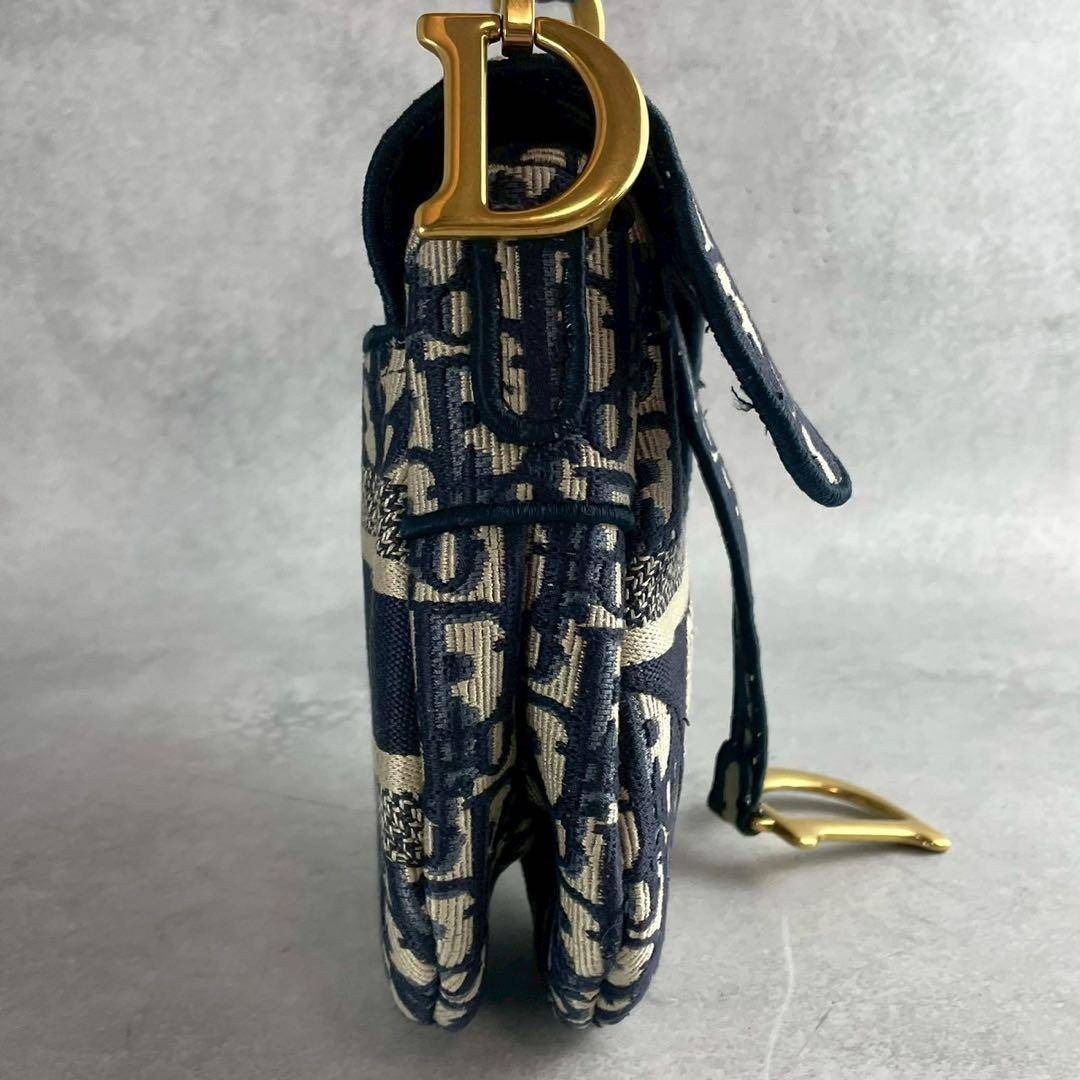 Christian Dior - 【極美品】ディオール サドルバッグ オブリーク
