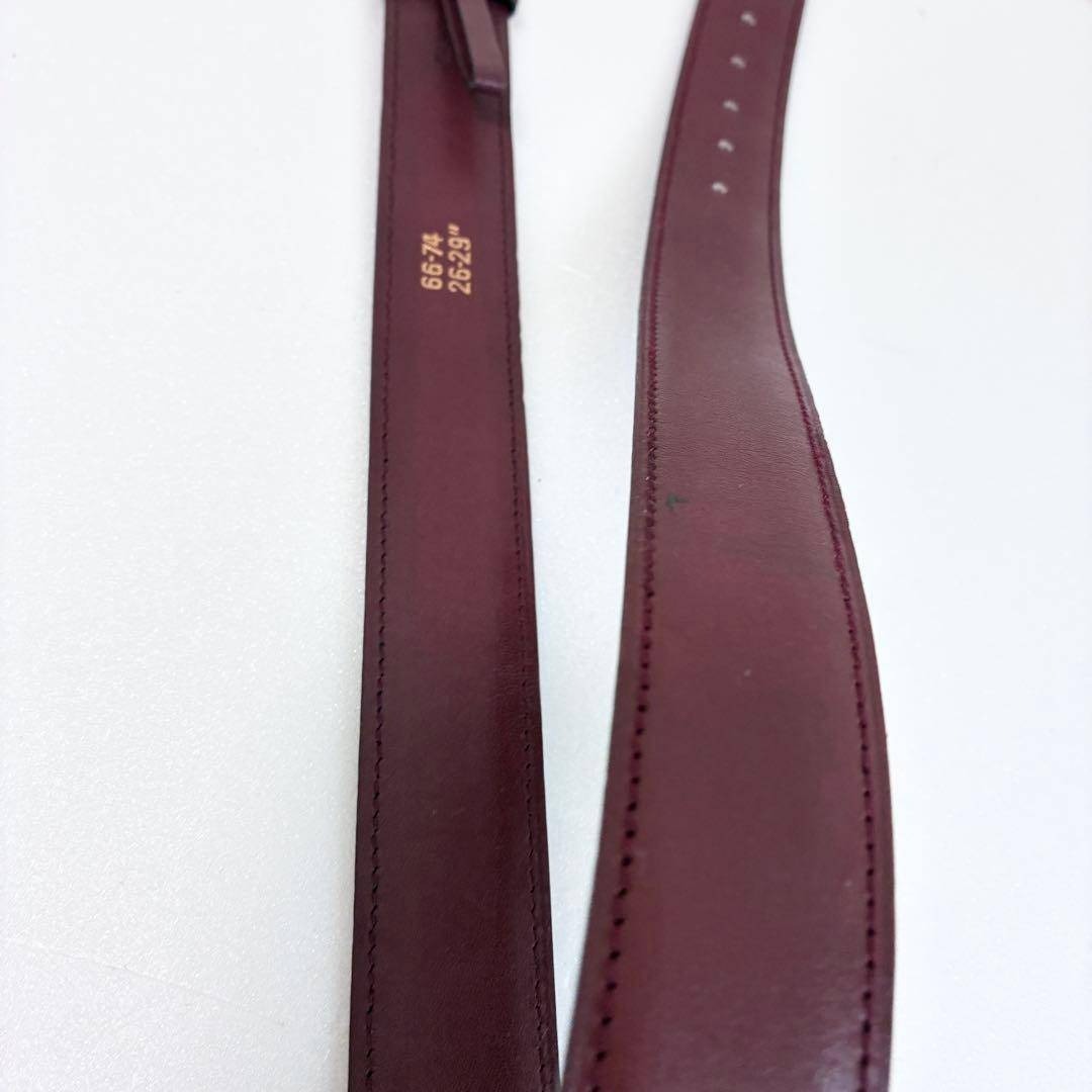 Cartier - Cartier マスト レザー ベルト カルティエ ロゴバックルの