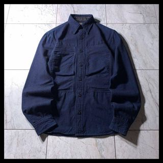RRL - RRL ダブルアールエル ガーメントダイド ツイル ワークシャツの