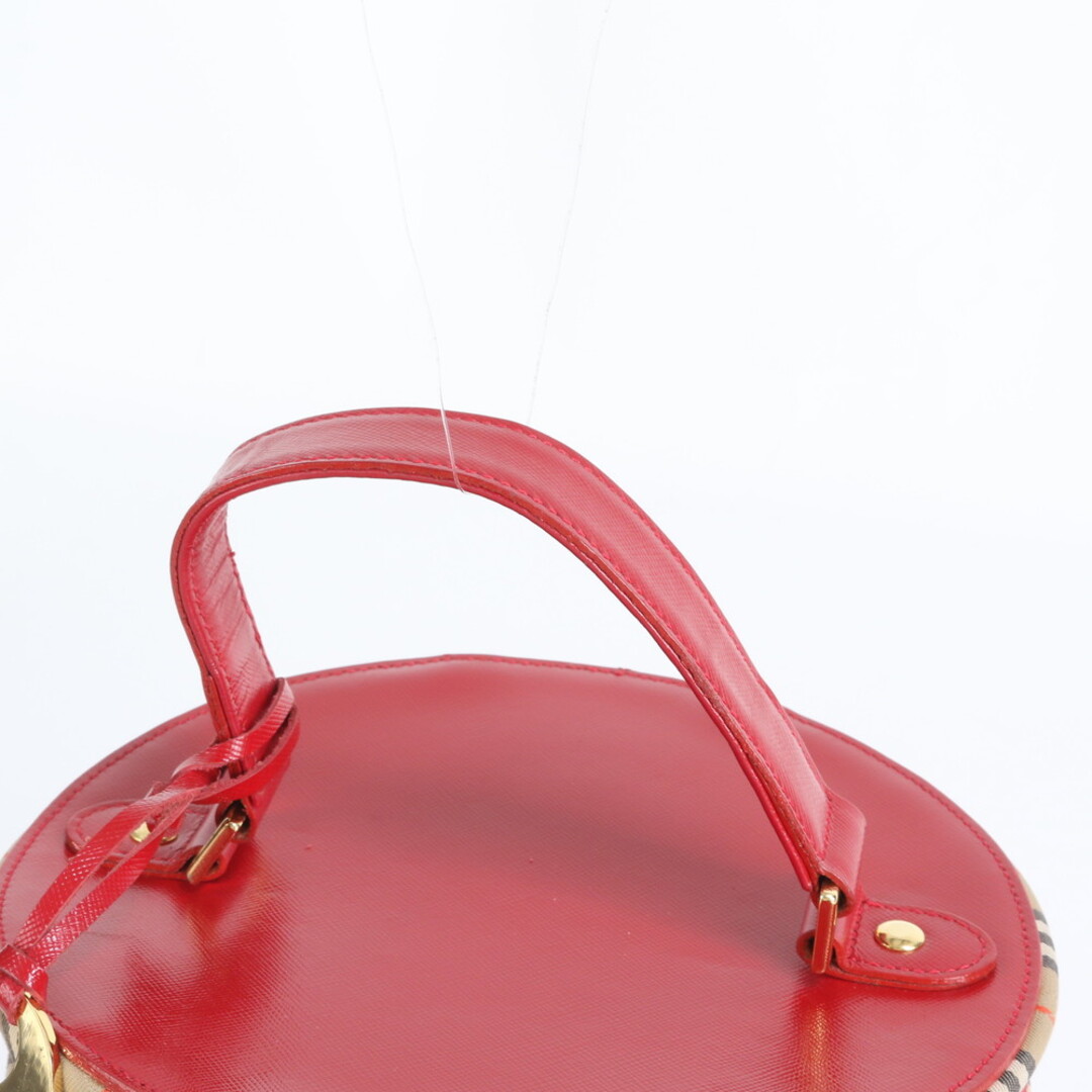 BURBERRY - 美品 バーバリー ノバ チェック バニティバッグ レザー