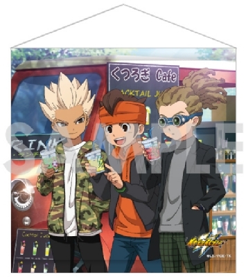 正方形タペストリー 円堂守 & 豪炎寺修也 & 鬼道有人 : Inazuma Eleven