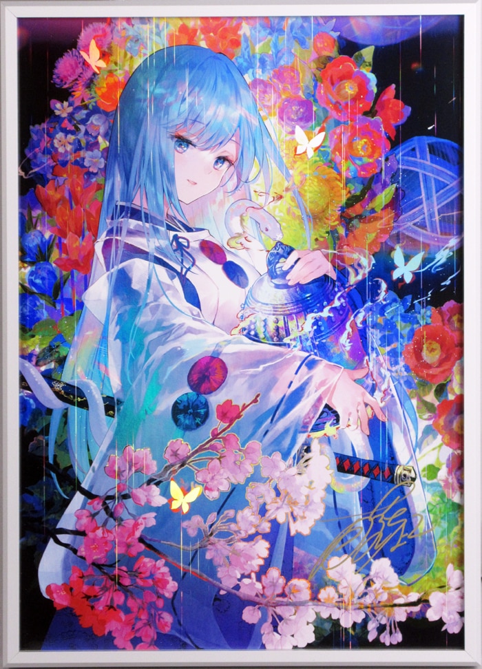 藤ちょこ 直筆サイン入り FaceGlam + ポストカード 白拍子花子 3 藤